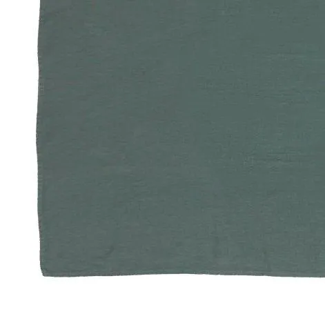 Linus uni, drap housse 240x270 cm vert épicéa - lavie