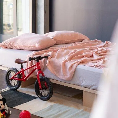 Linus uni, top bed sheet 240x270 cm blush - lavie