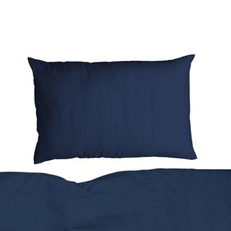Louise uni, pillow case 50x70 cm indigo - lavie