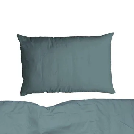 Louise uni, pillow case 65x65 cm pine green - lavie