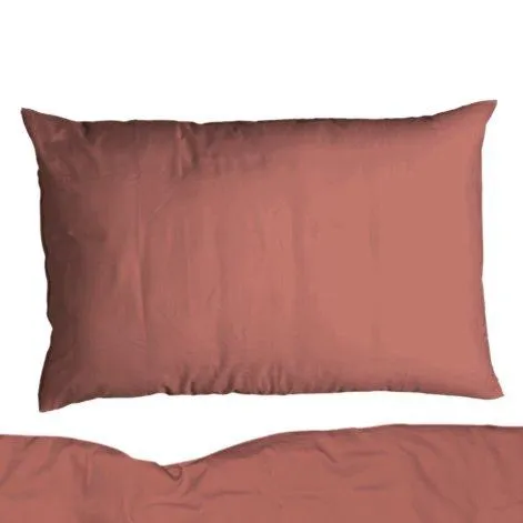 Louise uni, pillow case 50x70 cm rust - lavie