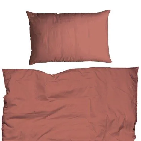 Louise uni, pillow case 50x70 cm rust - lavie