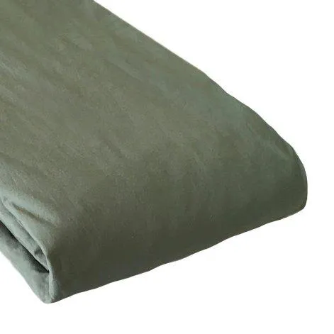 Lakan uni, fitted sheet 140x200+30 cm pine green - lavie