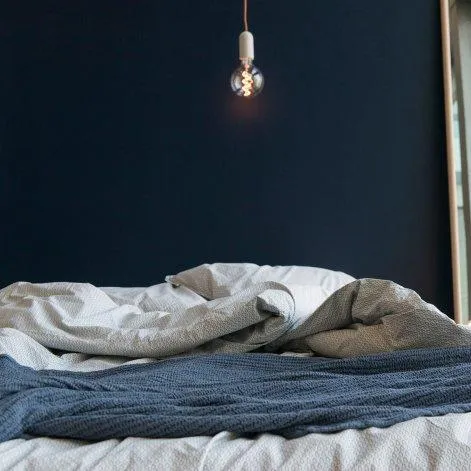Marta, living room blanket 130x170 cm indigo - lavie