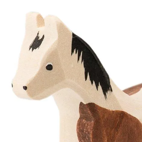 Pinto Horse small wooden animal Trauffer - Trauffer