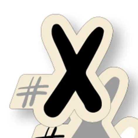 Large letters X - Kynee