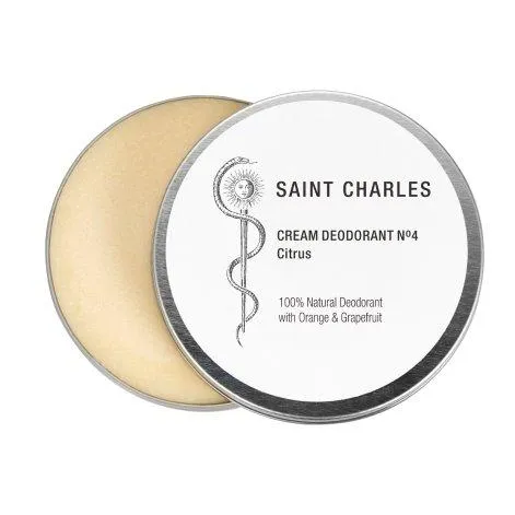 Déodorant crème naturel N°4 Citrus - Saint Charles Apothecary