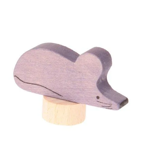 plug-in figure grey-lilac mouse - GRIMM'S