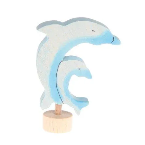 Figurine à assembler deux dauphins - GRIMM'S