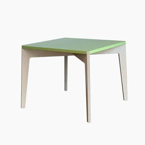 Combination set, 1 square gaming table, 2 stools (colour selectable) - blueroom