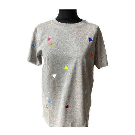 Adult T-Shirt Triangles Grey - pom Berlin