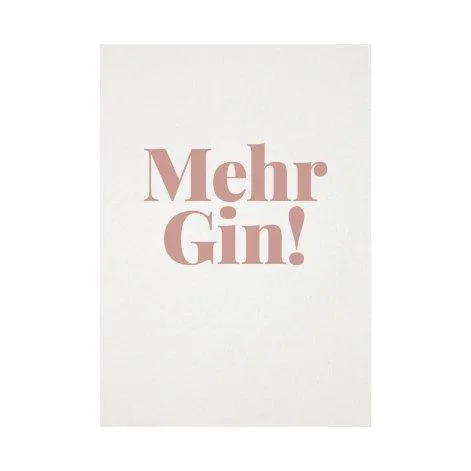 Postkarte von tadah.ch Mehr Gin - Stadtlandkind