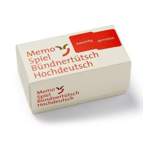 Bündnertütsch memo game - Fidea Design