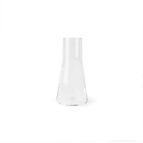 Thirst quencher in small mouth-blown vases, wooden scale - Fidea Design