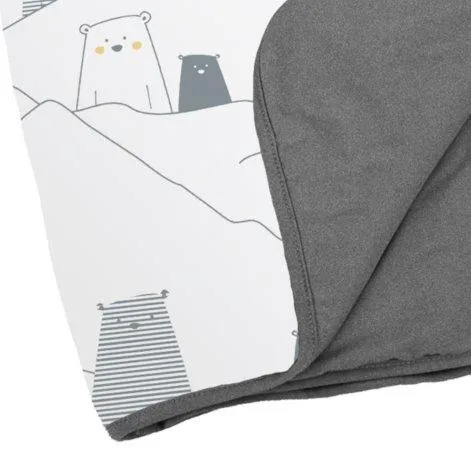 Couverture douce Bear gris, 75x100cm - Doomoo