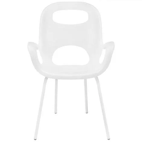 Umbra Chaise Oh Blanc, Empilable - Umbra