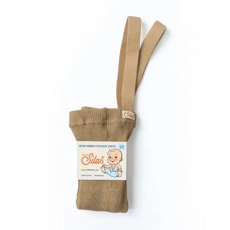 Footless Tights with Straps Light Brown - Silly Silas