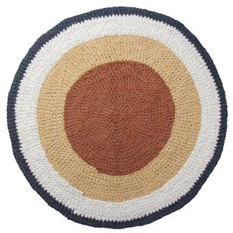 Crochet rug, golden hour yellow - Sebra