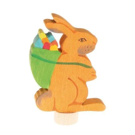 Stick Figure Bunny with Basket - GRIMM'S