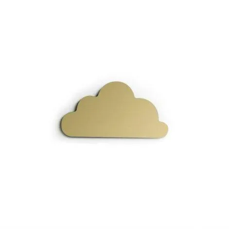 Dreams clouds wall decoration - gold - Atelier Pierre