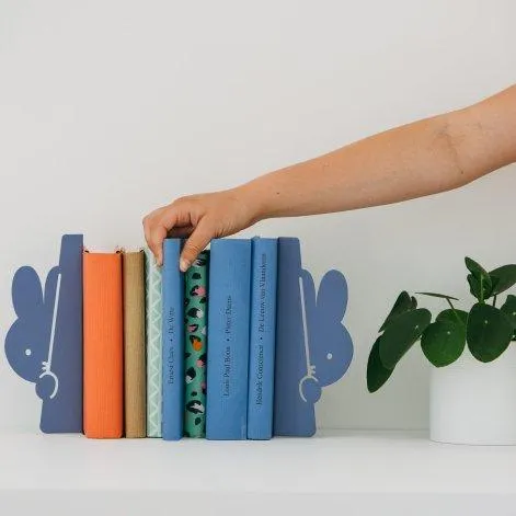 Miffy Peek-a-boo Serre-livres- Bleu - Atelier Pierre