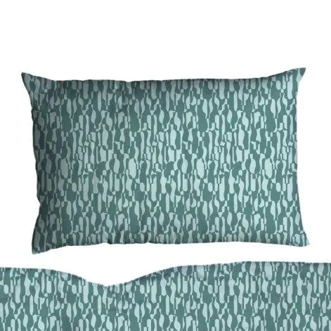 LEVIN mint/spruce green, pillow case 65x100 cm - lavie