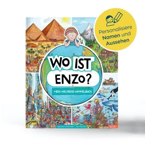 Mein Weltreise Wimmelbuch - personalisierbares Kinderbuch Librio - Librio