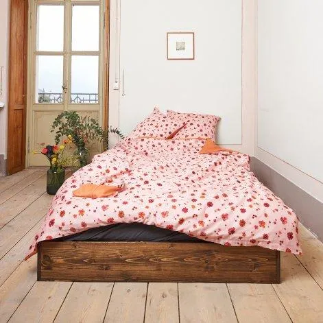 SOSTO dusty pink/caramel, duvet cover 200x210 cm - Journey Living