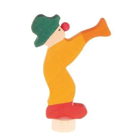 Steckfigur Clown mit Trompete - GRIMM'S