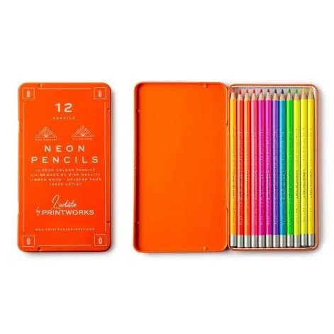 Stifte Neon Pencils, multi - Helvetiq