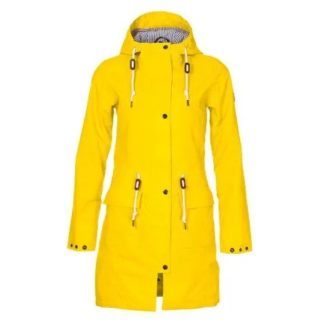 Women's raincoat Lotti lemon chrome - rukka
