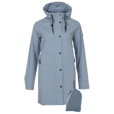 Women's Raincoat Travelcoat faded denim - rukka