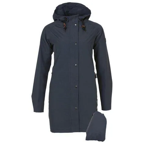 Women's rain jacket Travelcoat total eclipse - rukka