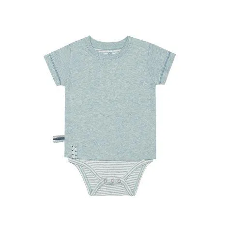 T-Shirt body pour bébé Aqua - OrganicEra