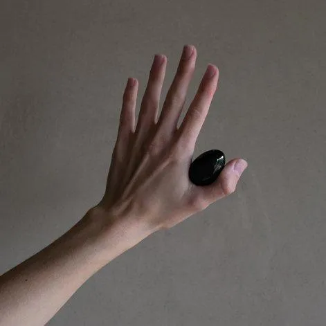 Yoni Egg Obsidian S (30x20mm) - Lucid Moons 