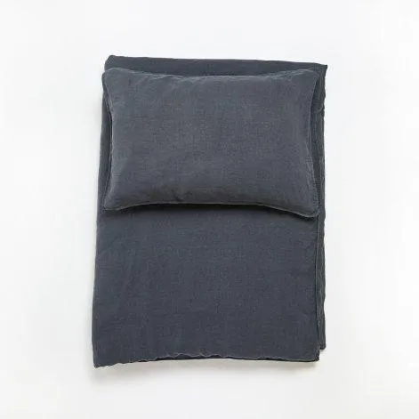 Linus uni, anthracite pillow case 40x60 cm - lavie