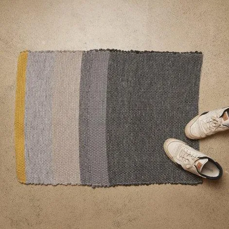 Nola Carpet anthra, mustard 60x90 cm - lavie