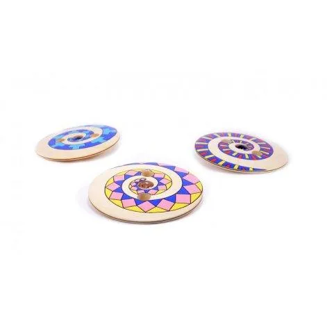 Disc spinning top colourful, assorted - Mader