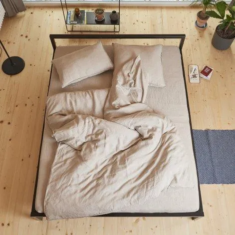 Linus uni, natural Pillow case 65x65 cm - lavie