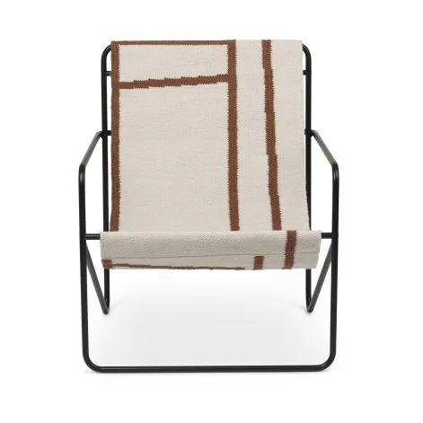 Desert Lounge Chair - Black/Shape - ferm LIVING