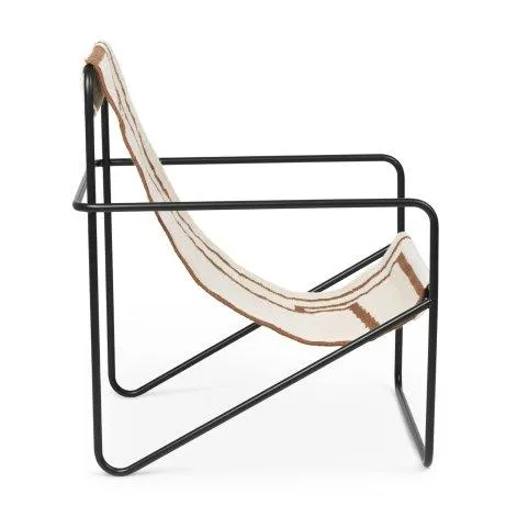 Desert Lounge Chair - Black/Shape - ferm LIVING