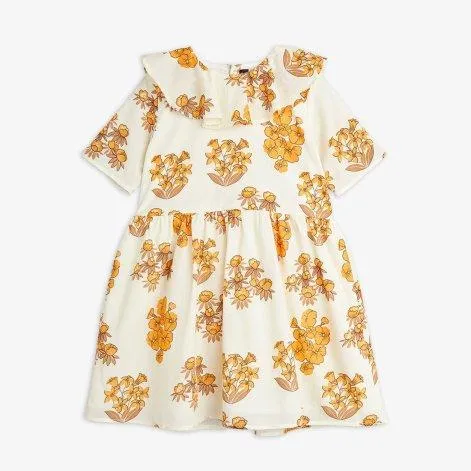 Kleid Wildflowers beige - Mini Rodini