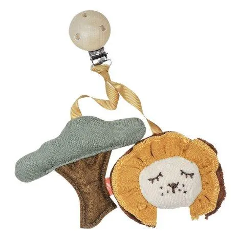 Clip with pendant tree and lion - kikadu 