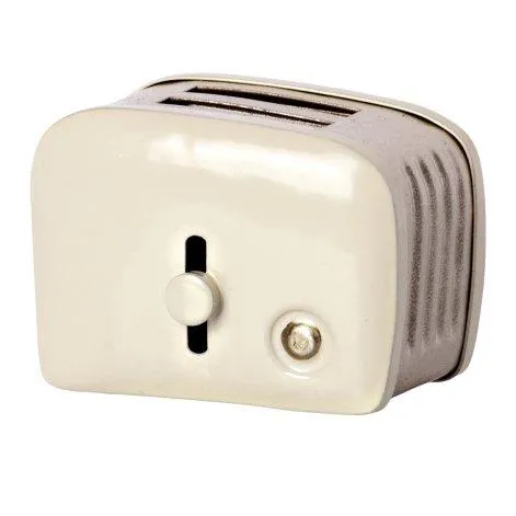Miniature toaster & bread white - Maileg