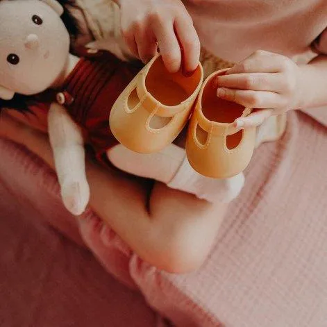 Chaussures de poupée Dinkum Jaune mais - Olli Ella