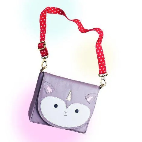 Bag Elly (Unicorn) with red strap - Amorina