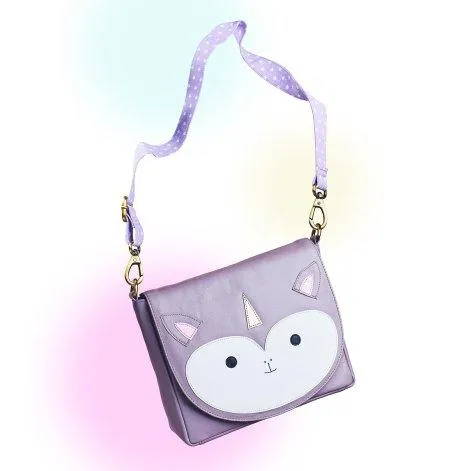 Bag Elly (Unicorn) with purple strap - Amorina