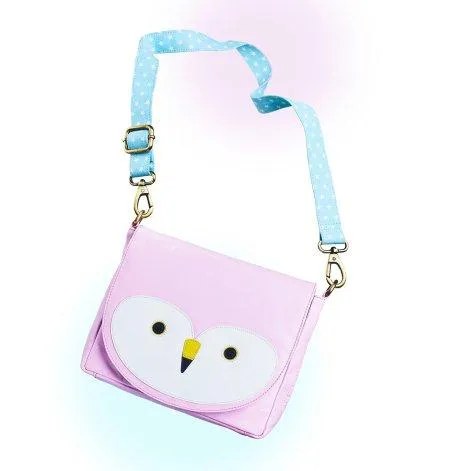 Bag Filly (Flamingo) with light blue strap - Amorina