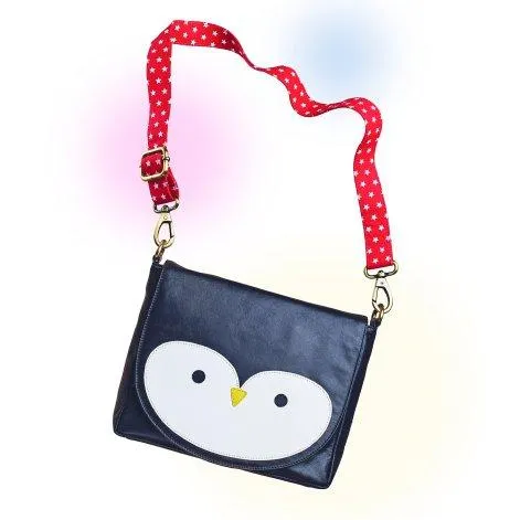Bag Polly (Penguin) with red strap - Amorina