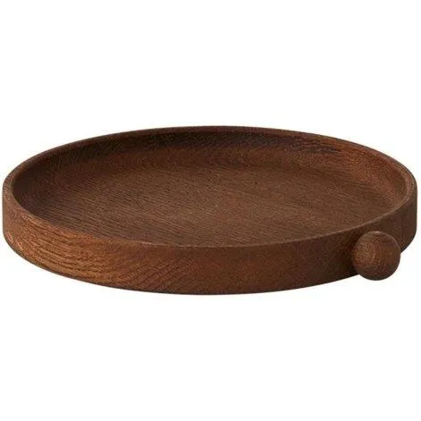 OYOY Inka serving tray 2,5 x 22 x 20 cm, dark brown - OYOY